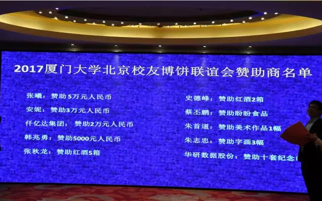 &ldquo;博餅&rdquo;是閩南地區(qū)有的傳統(tǒng)形式歡慶，此次活動(dòng)以這種形式向母校致以美優(yōu)的祝福，也寄托著各地廈人永久母校情和青春回憶的活動(dòng)。